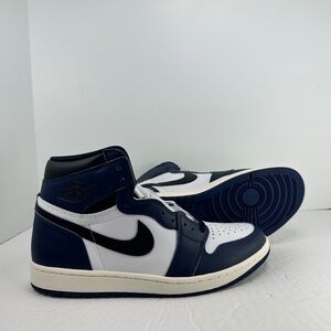 Nike Air Jordan 1 High OG Midnight Navy Sneakers Retro DZ5485-401 Mens Size 11